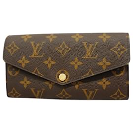 Louis Vuitton-Louis Vuitton Long Wallet Monogram Portefeuille Sarah M60531-Brown