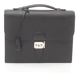 Hermès-Hermes Sac a Depeche 27 Handbag-Black