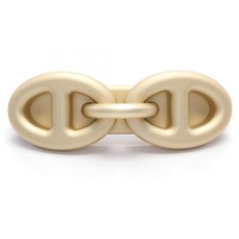 Hermès Barrette Chaine d'Ancre en Plaqué Or Hermes Doré