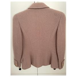 Chanel-1996 runway collection 14 Gripoix button Jacket-Beige