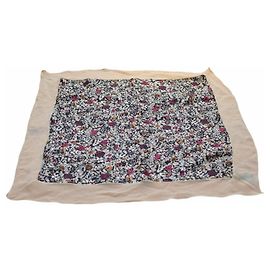 Lauren Ralph Lauren Floral Silk Square Scarf Multiple colors