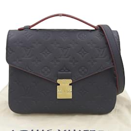 Louis Vuitton-Louis Vuitton Monogram Empreinte Pochette Metis MM M44071-Red