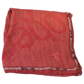 Roberto Cavalli Sciarpe di Seta Rosso