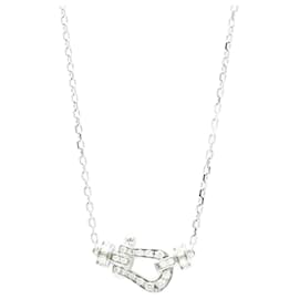 Fred-Fred Force 10 Mini Model Diamond Necklace-Silvery