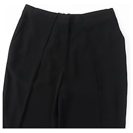 Balmain-Balmain Rayon Wide Pants Black 38 Women-Black