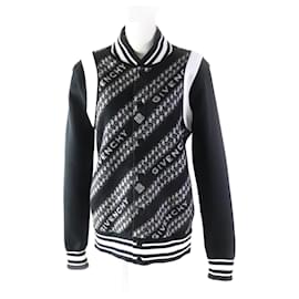 Givenchy-Givenchy Wool Chain Jacquard Bomber Jacket-Other