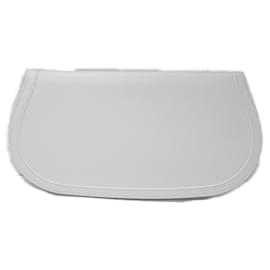 Versace-Versace Leather Clutch Bag White-White