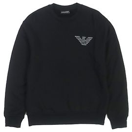 EMPORIO ARMANI Rundhals-Pullover-Sweatshirt Schwarz