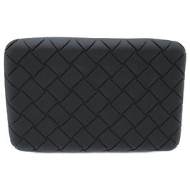 Bottega Veneta Tech Rubber Clutch Bag Black