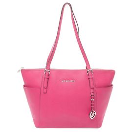 Michael Kors Leather Tote Bag Pink