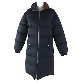 Abrigo reversible de plumas Salvatore Ferragamo Navy/Multi Mujer Otro