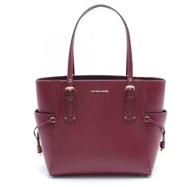Michael Kors Voyager Leather Tote Bag Brown