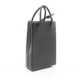 Autre Marque-Balenciaga Leather Phone Holder Crossbody-Other