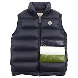 Autre Marque-Moncler SOVEX Nylon Tricolor Logo Patch Down Vest-Other