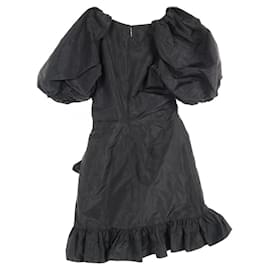 Autre Marque-MSGM Polyester Mini Dress Black 3441MDA-Other