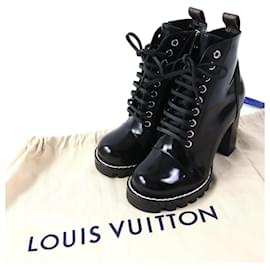 Louis Vuitton-Louis Vuitton Star Trail Ankle Boots Black 36-Black