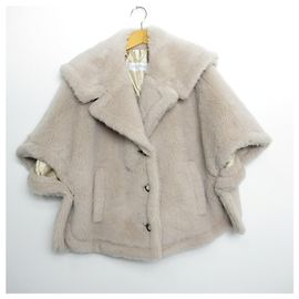 Max Mara Alpaca Teddy Jacket Beige Beige