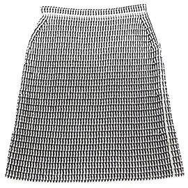 Louis Vuitton Baumwollstrickrock Schwarz Elfenbein M Andere