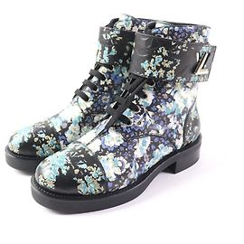 Botas de cuero Twistlock Wonderland de Louis Vuitton Multicolor
