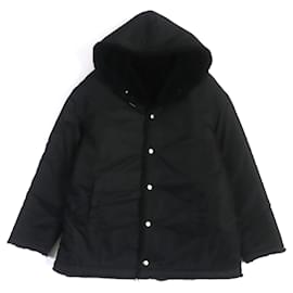 Givenchy-Givenchy Reversible Nylon Coat with Hood-Black