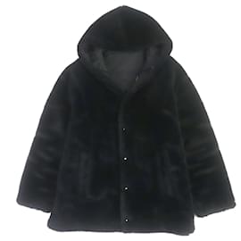 Givenchy-Givenchy Reversible Nylon Coat with Hood-Black