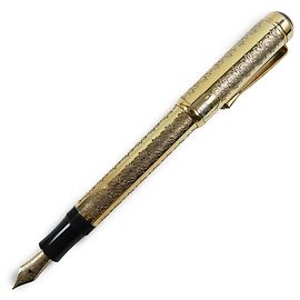 Pluma Montblanc Louis XIV SV925 18K M Dorado