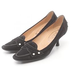 Tod's-Tod's Suede Pumps for Women Black-Black