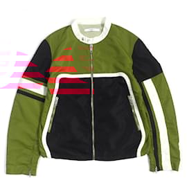 Givenchy-Givenchy Nylon Riders Jacket Orange Black-Other