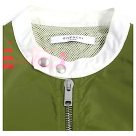 Givenchy-Givenchy Nylon Riders Jacket Orange Black-Other