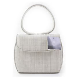 Autre Marque COMTESSE 7166 Handtasche aus Rosshaarleder Princess Grau