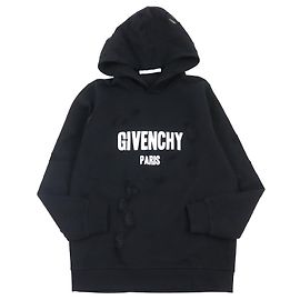 Givenchy Logo Pullover Hoodie Black XS Black