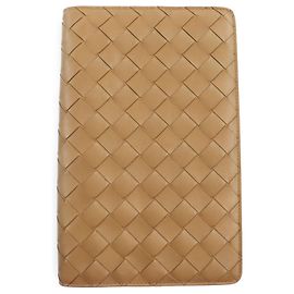 Bottega Veneta Leather Medium Notebook Cover Brown