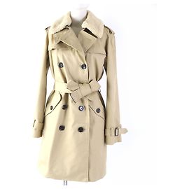 Abrigo Trench Mujer COACH F86233 Beige S Beige