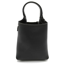 Tod's-Tod's Leather 2way Shoulder Bag Black-Black