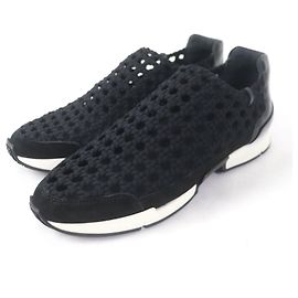 Hermès Sapatos slip-on de couro Hermes pretos para mulheres Preto