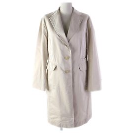 Trench coat in misto seta Jil Sander per donne Beige