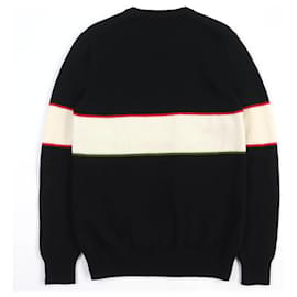 Givenchy-Givenchy Wool Sweatshirt Sweater Black Red S-Other