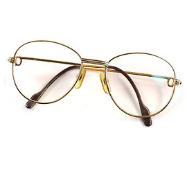 Cartier Trinity Vintage Logo Metall Tränenform Sonnenbrille Andere