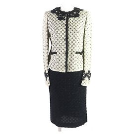 Completo in pizzo beige e nero per donne Dolce & Gabbana Altro
