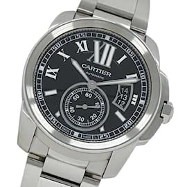 Cartier-Cartier Men's Calibre de Date Small Second Automatic Wristwatch-Other