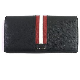 Bally TALIRO.LT10 Leather Long Wallet Black