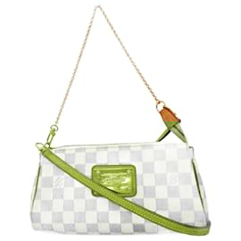 Louis Vuitton-Louis Vuitton Damier Azur Eva Shoulder Bag-White