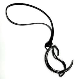 Christian Louboutin-Christian Louboutin Leather Handbag Charm-Brown