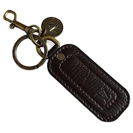Louis Vuitton-Louis Vuitton Men's Key Holder Ring Bag Charm Portocle Utah-Dark brown