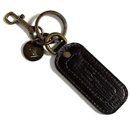 Louis Vuitton-Louis Vuitton Men's Key Holder Ring Bag Charm Portocle Utah-Dark brown
