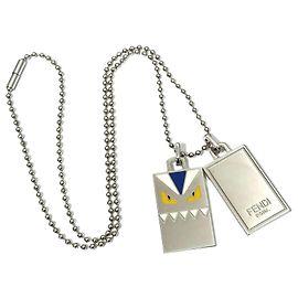 Colar masculino FENDI com pingente de monstro Bugs Outro