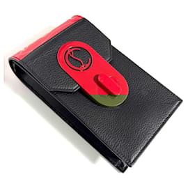 Christian Louboutin-Christian Louboutin Women's Shoulder Bag Smartphone Pouch Holder-Black