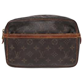 Louis Vuitton-LOUIS VUITTON Monogram Compiegne 23 Clutch Bag M51847 LV Auth 92574-Monogram