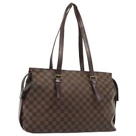LOUIS VUITTON Sac Tote Chelsea Damier Ebene N51119 LV Auth 89890 Autre