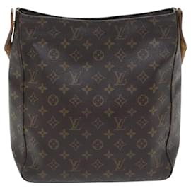 Louis Vuitton-LOUIS VUITTON Monogram Looping GM Shoulder Bag M51145 LV Auth 89969-Monogram